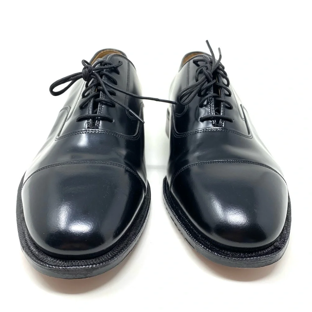 Johnston & Murphy Melton Classic Dress Cap Toe Oxford Black B width